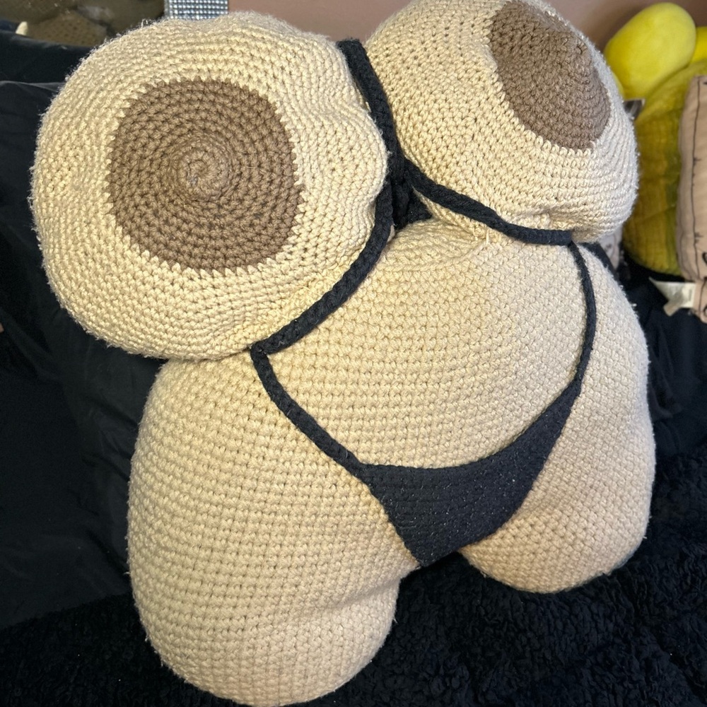 Crochet Body Pillow with Bikini
